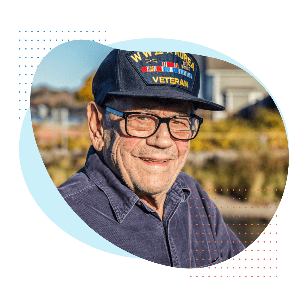 veteran smiling