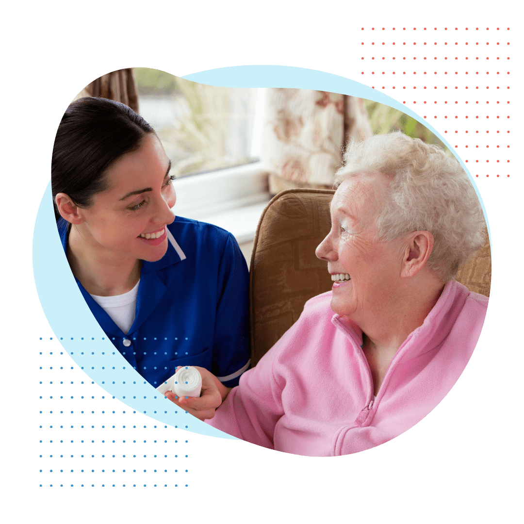 caregiver and patient