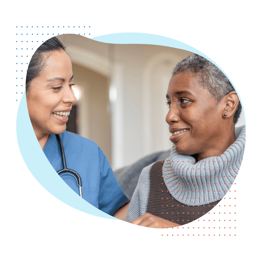 caregiver and patient